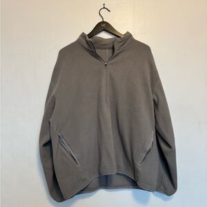 lululemon athletica Men's Zip-Up Fleece Pullover - Gray